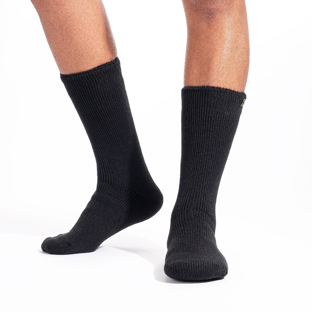 2 Pack ~ Men's Black Polar Extreme Insulated Socks - Picture 2 of 5
